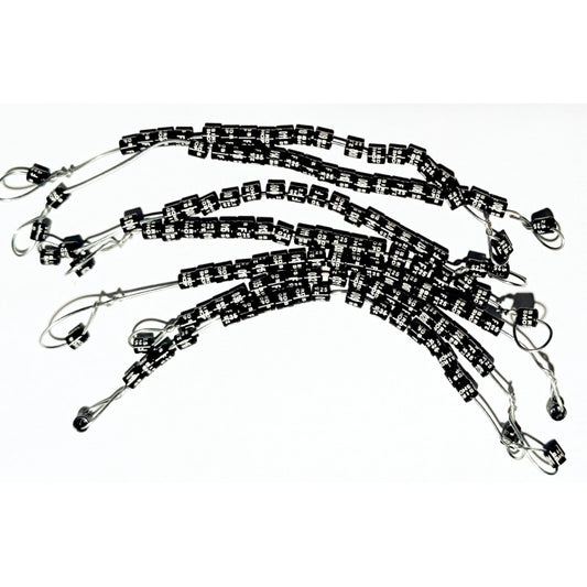 bagues fermées noires gravure au laser